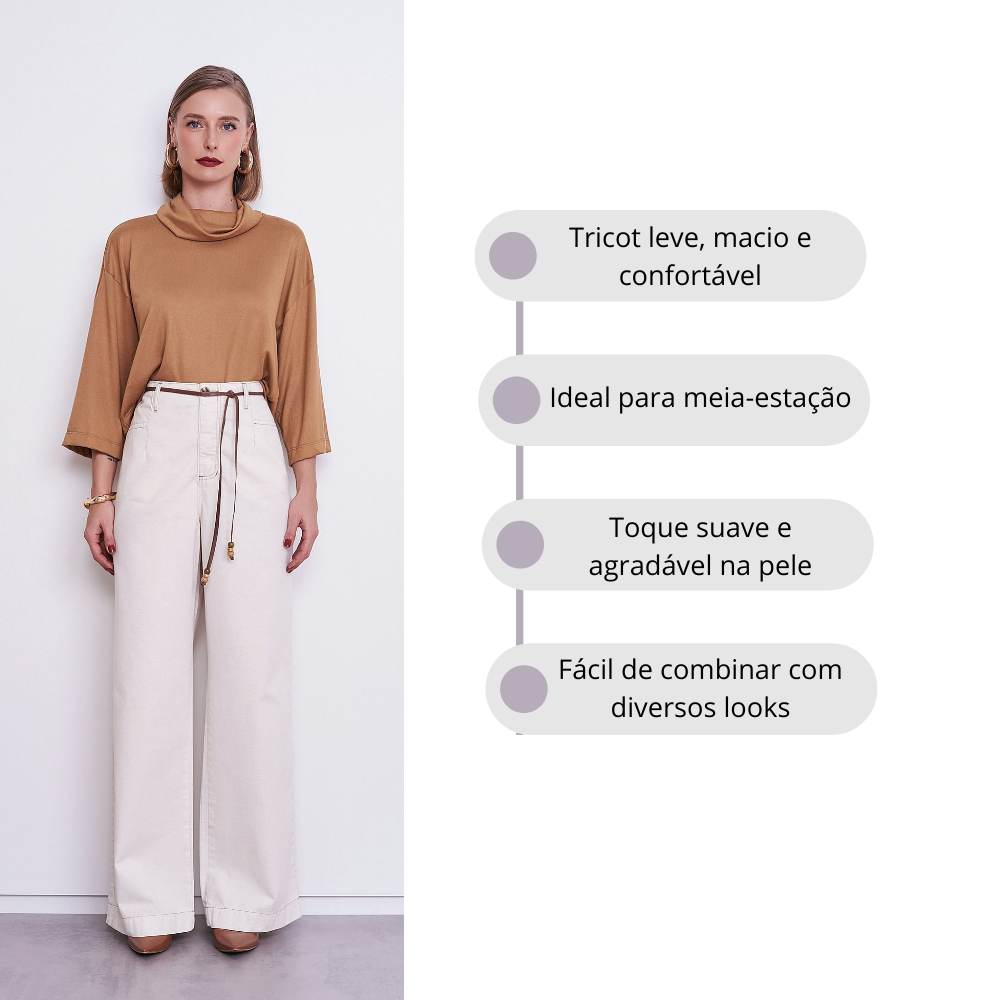 Blusa Feminina Tricot Macio A Peça Versátil que Combina com Tudo -  Ilícito