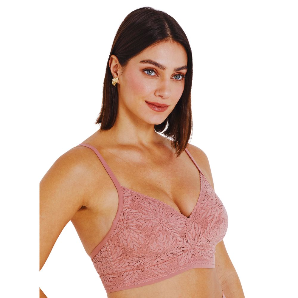 Sutiã em Renda com Sustentação 4S Suave, Segura, Sem Marcas e Sensorial