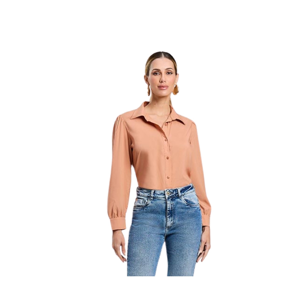 Camisa Feminina Manga Longa - Elegância e Versatilidade no Look