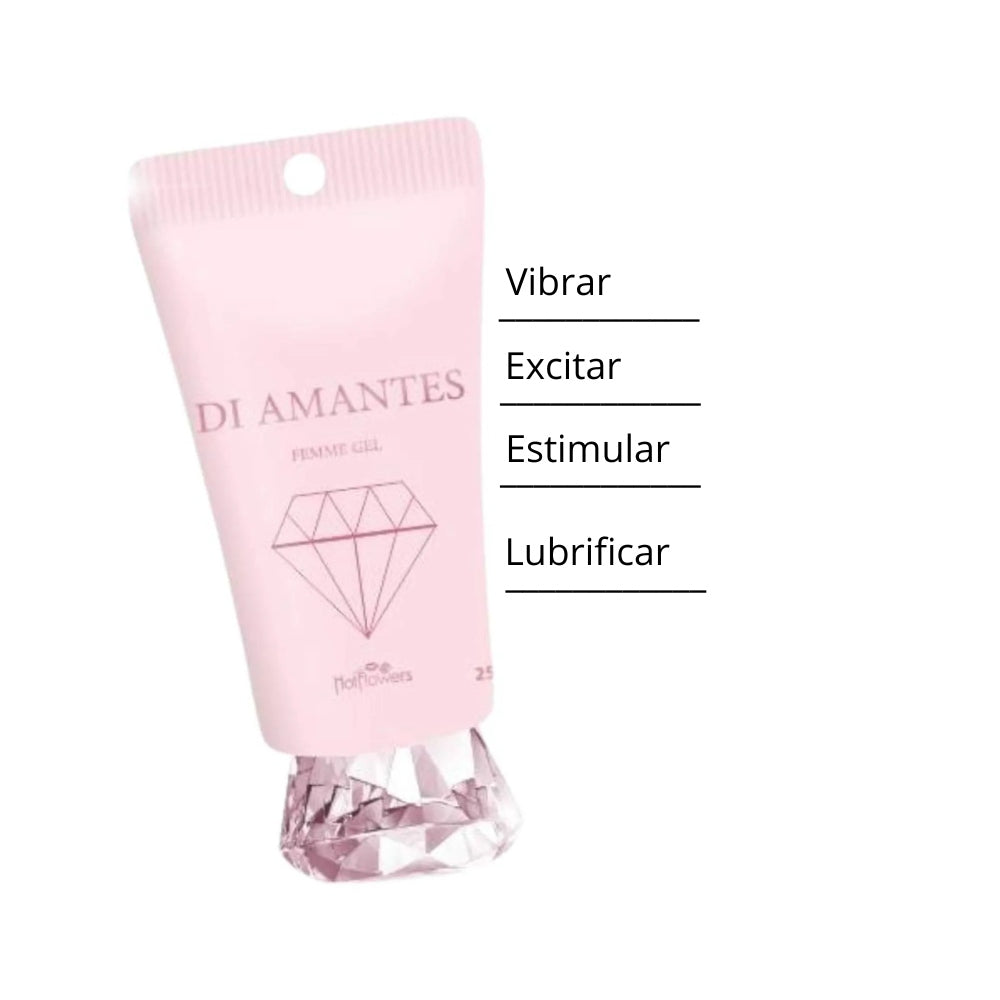 Gel Excitante Feminino Di Amantes para Intensas Sensações de Prazer
