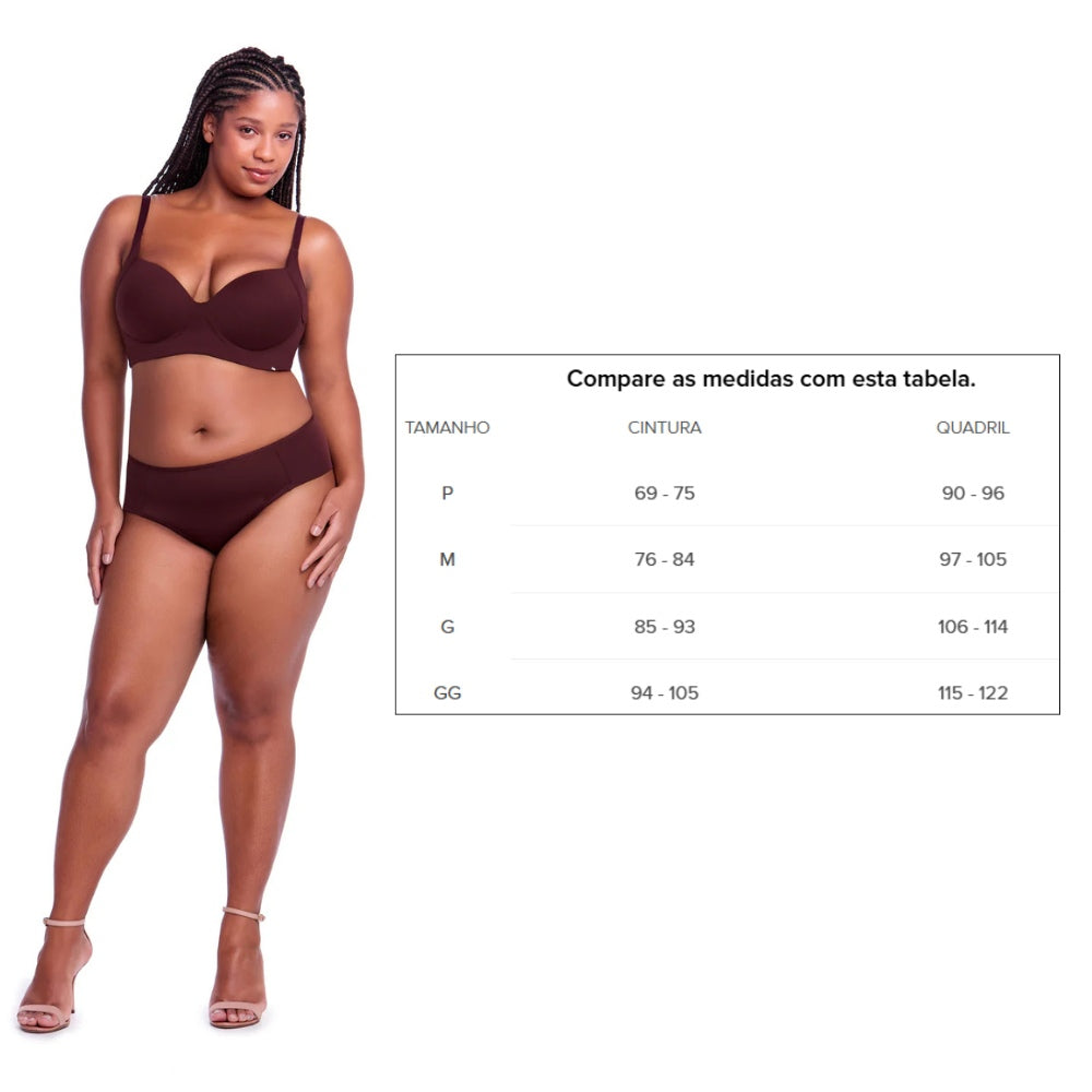 Calcinha Cavada Frente Dupla não Aperta e não Incomoda