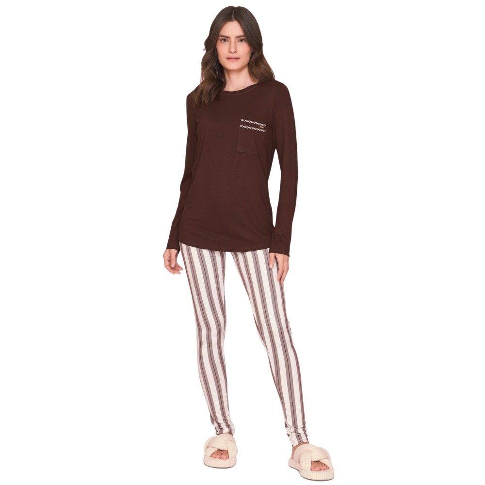 Pijama Legging Feminino Chic Harmony Viscolycra em Sublime Touch - Lua Luá
