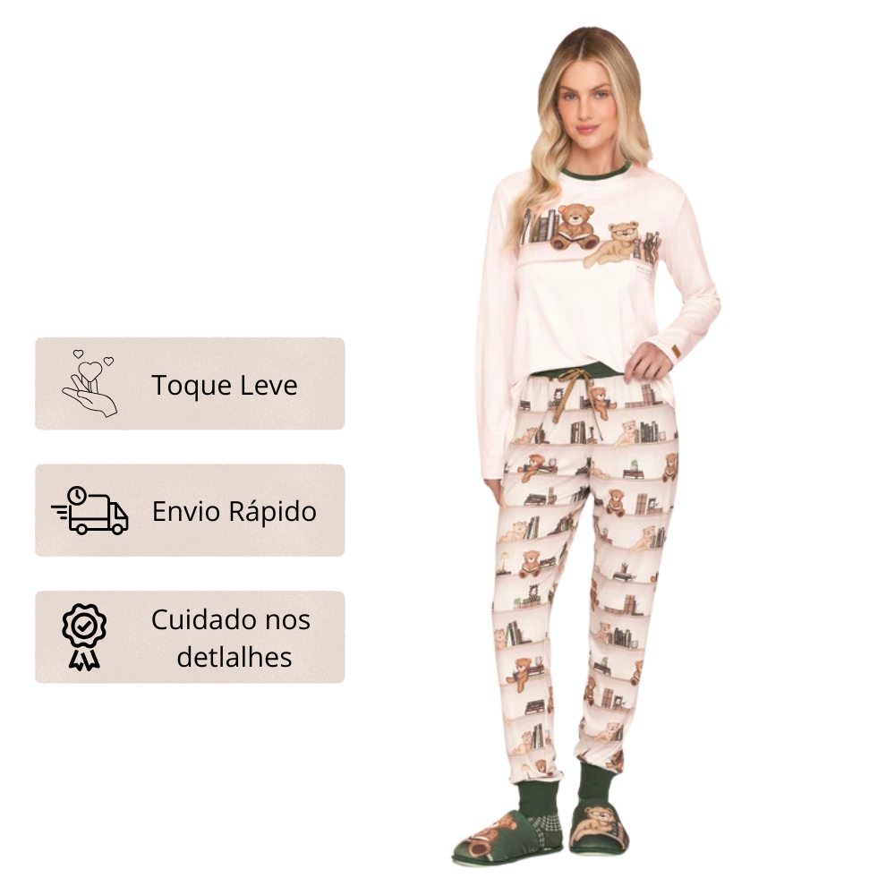 Pijama Jogger Feminino BB Moment em Sublime Touch