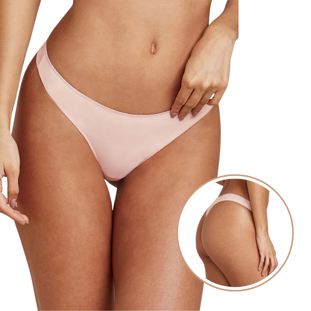 Calcinha Fio Dental Acabamento Invisível em Microfibra