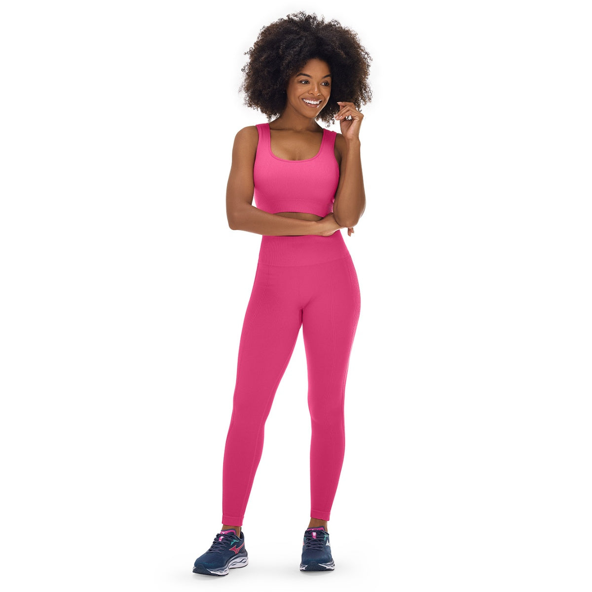 Top Fitness com Bojo Removível sem Costura