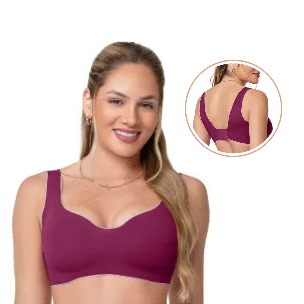 Sutiã Laser com Bojo Removível Sem Costura Sensação de Segunda Pele