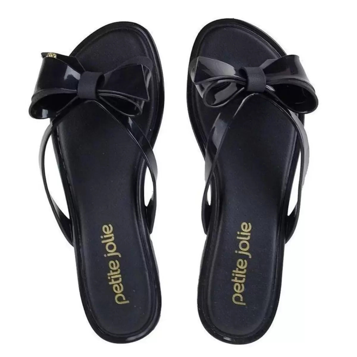 Chinelo J-Lastic Translúcido Skip Black