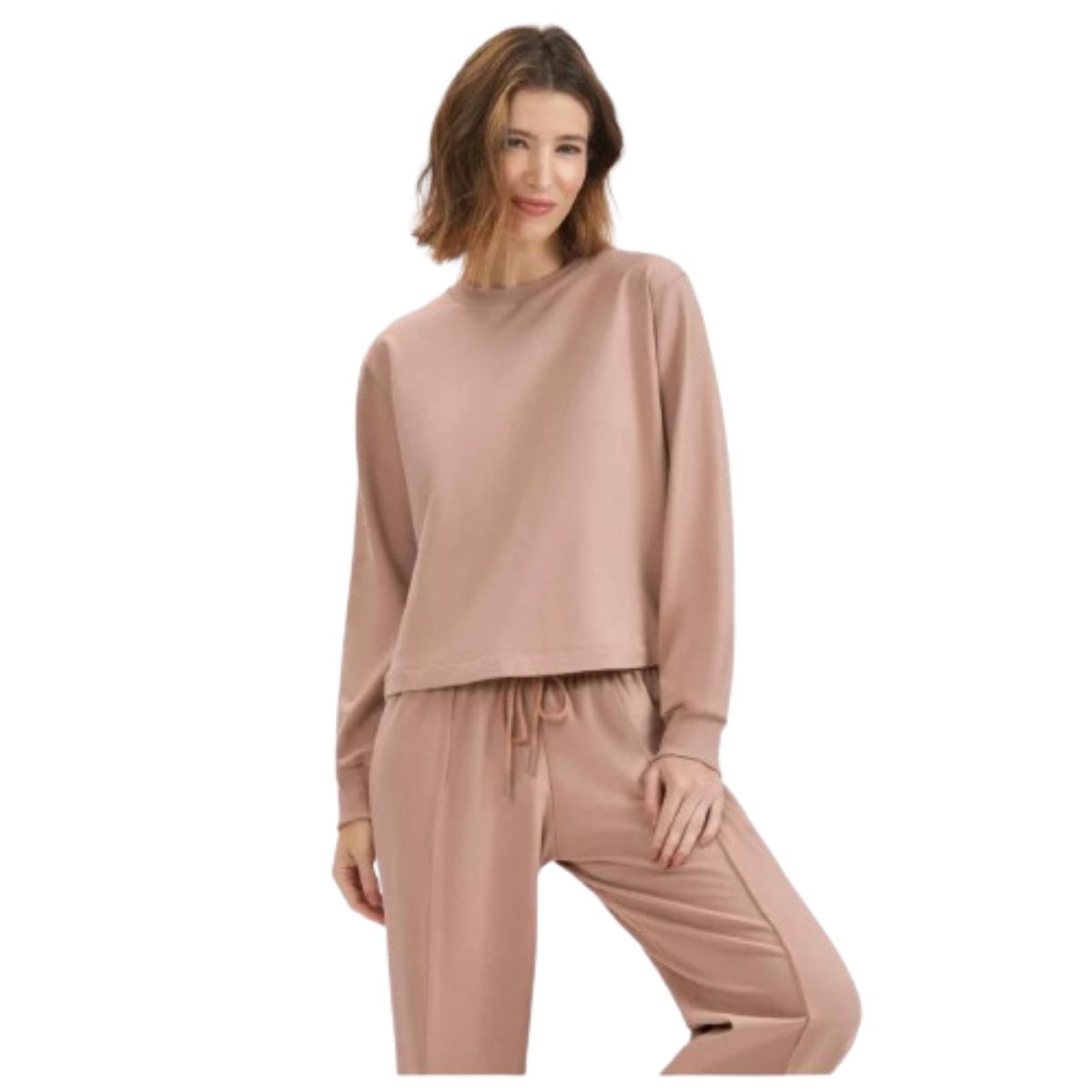 Homewear Chic: Conjunto Moletinho em Algodão Peluciado