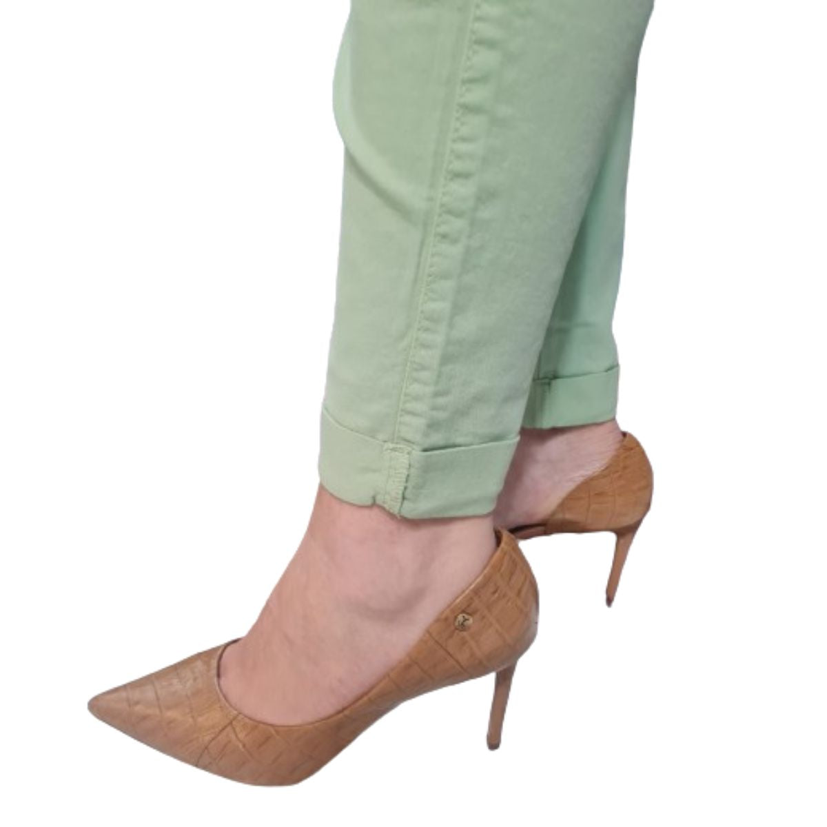 Calça Jeans Casual Feminina Jogging New Stretch