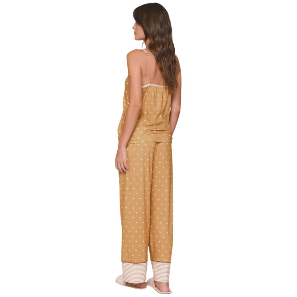 Pijama Feminino All Print Regata com Alça Regulável e Calça Reta Shali em Sublime Touch