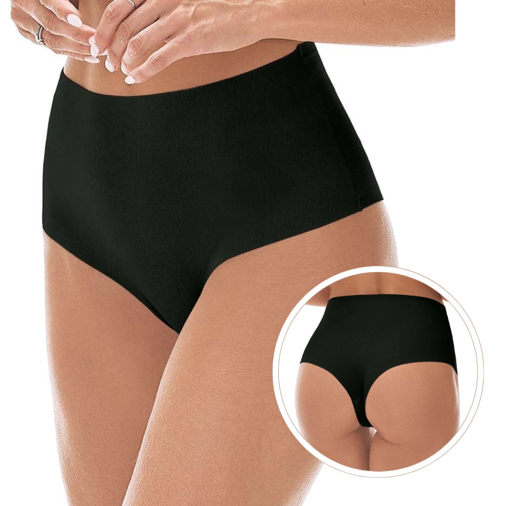 Calcinha Tanga Cós Alto em Algodão e Corte a Laser Qualidade e Ajuste Perfeito para o Seu Corpo Não Enrola