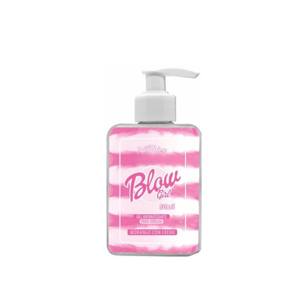 Hidratante Blow de Gel e Creme Beijável com Aroma de Morango com Creme