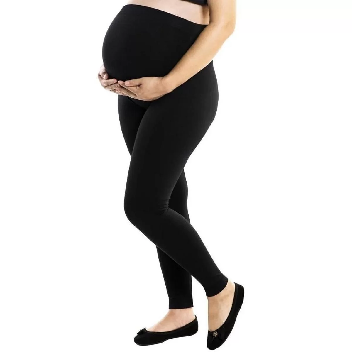 Legging de Gestante Fio 150 Clássica e Super Confortável para as Mamães