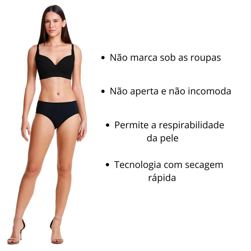 Calcinha Cavada Frente Dupla não Aperta e não Incomoda