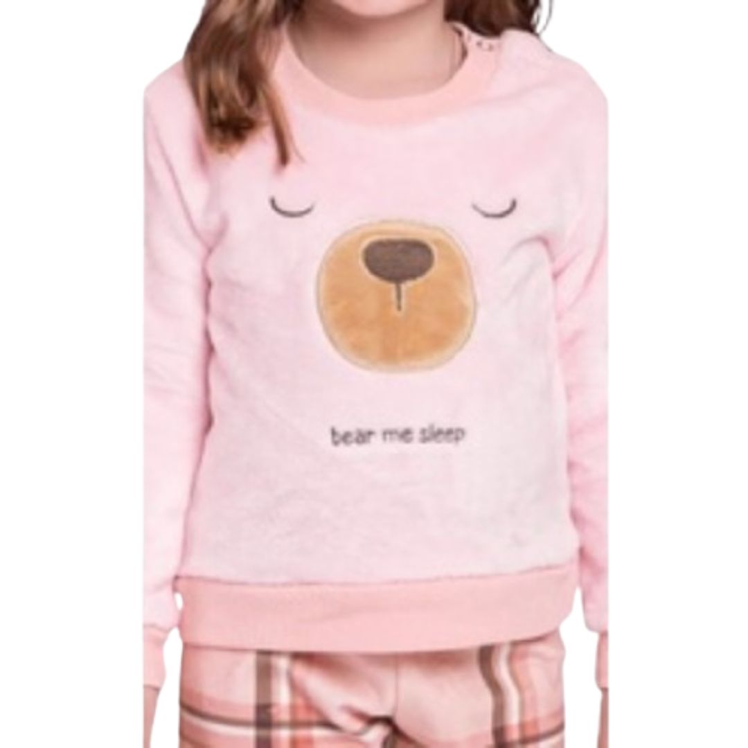 Pijama Jogger Bear Me Sleep Peludinho Lua Luá