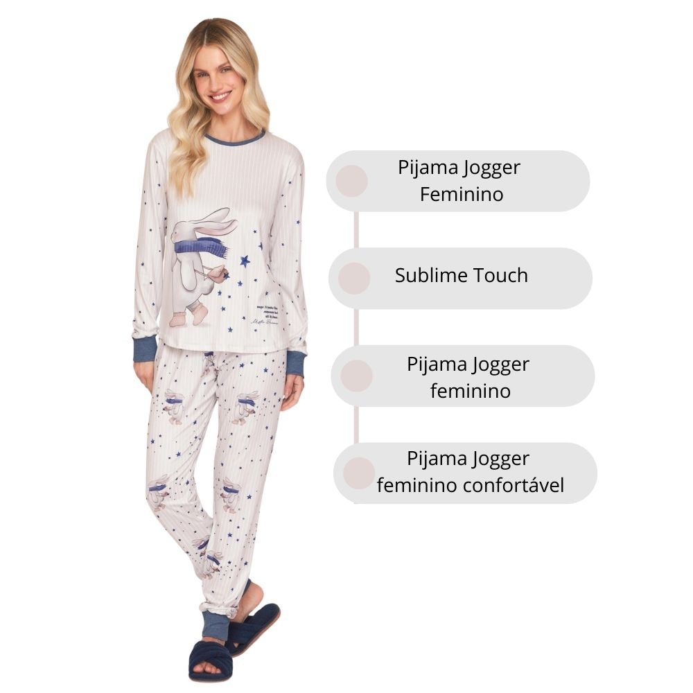 Pijama Jogger Feminino Mister Dreamer em Sublime Touch