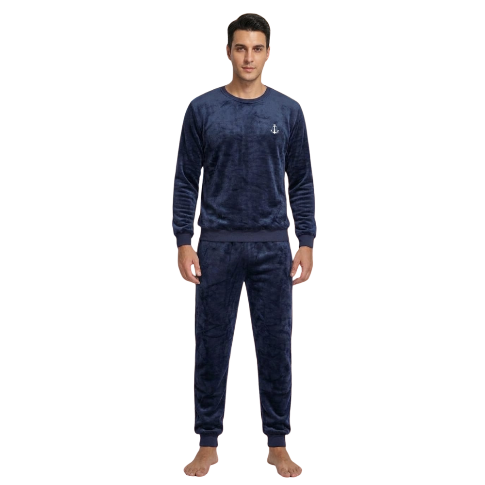 Pijama Masculino em Fleece Conforto para os Dias Frios