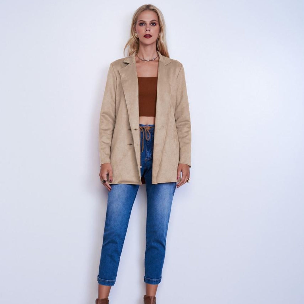 Casaco Feminino Suede - Toque de Elegância para seu Look