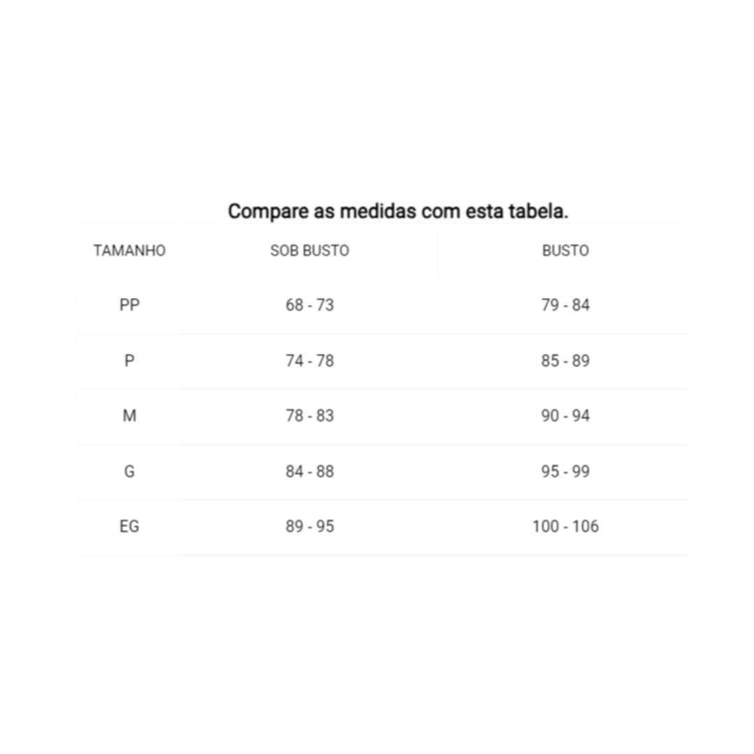 Top com Bojo Removível em Microfibra