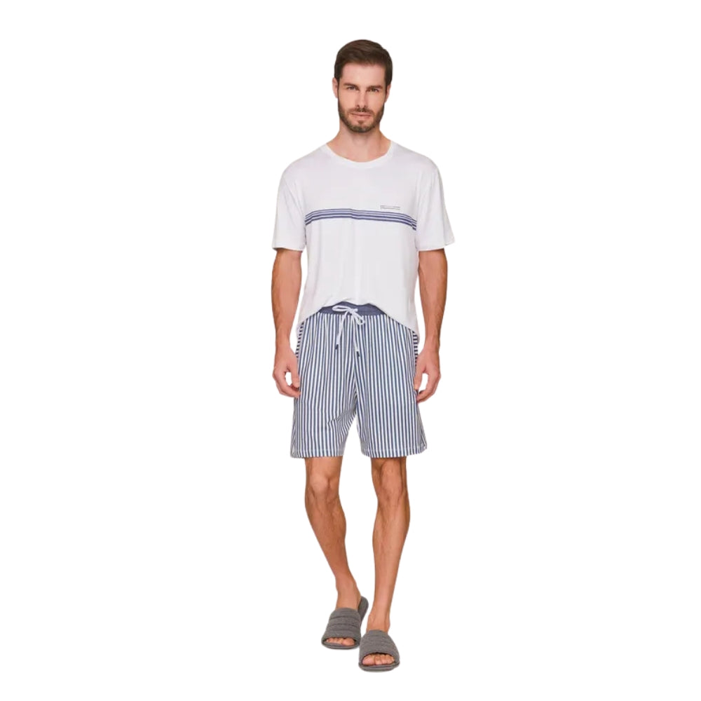 Pijama Curto Masculino Sublime Touch - Conforto e Estilo para o Verão
