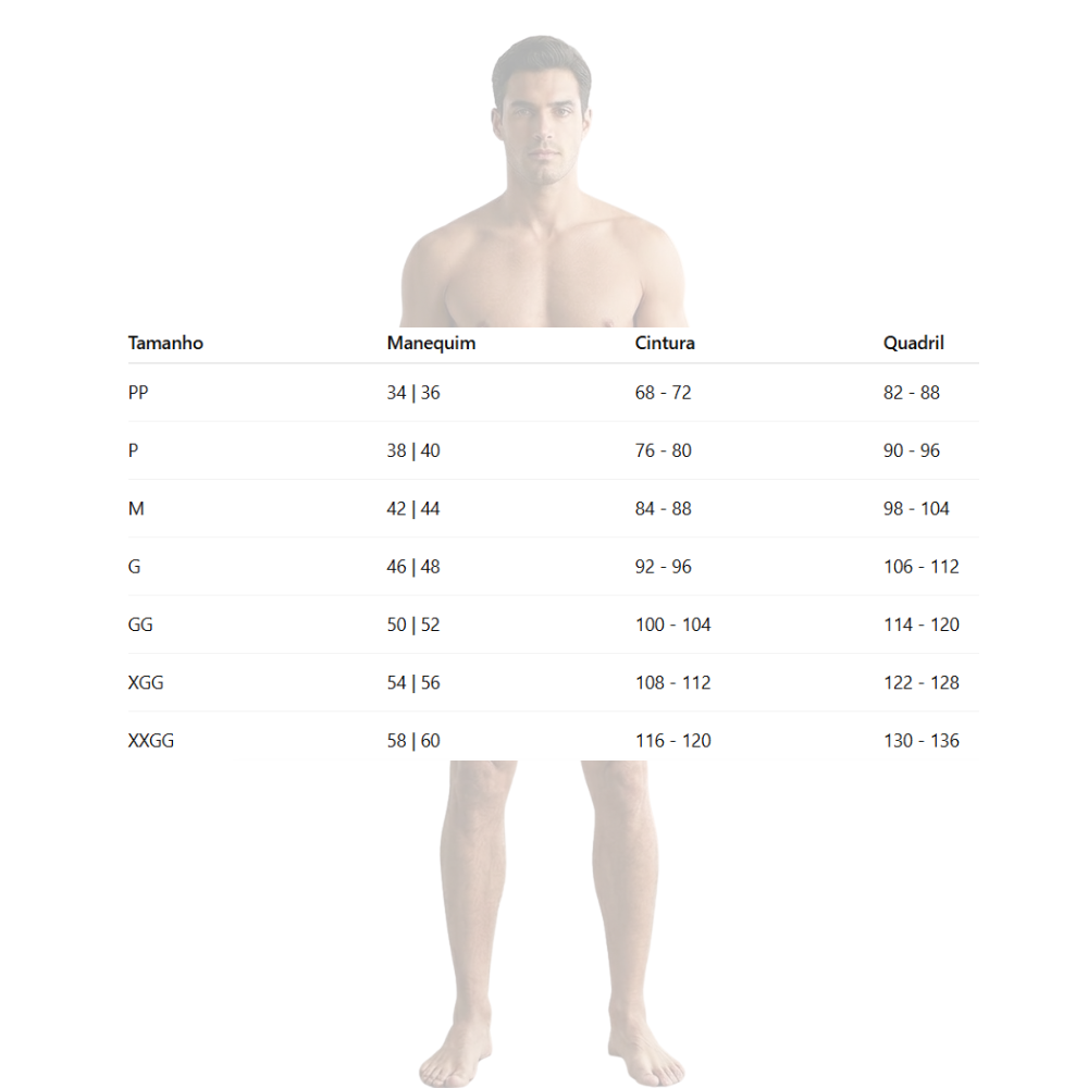 Cueca Boxer Masculina em Microfibra Risca de Giz