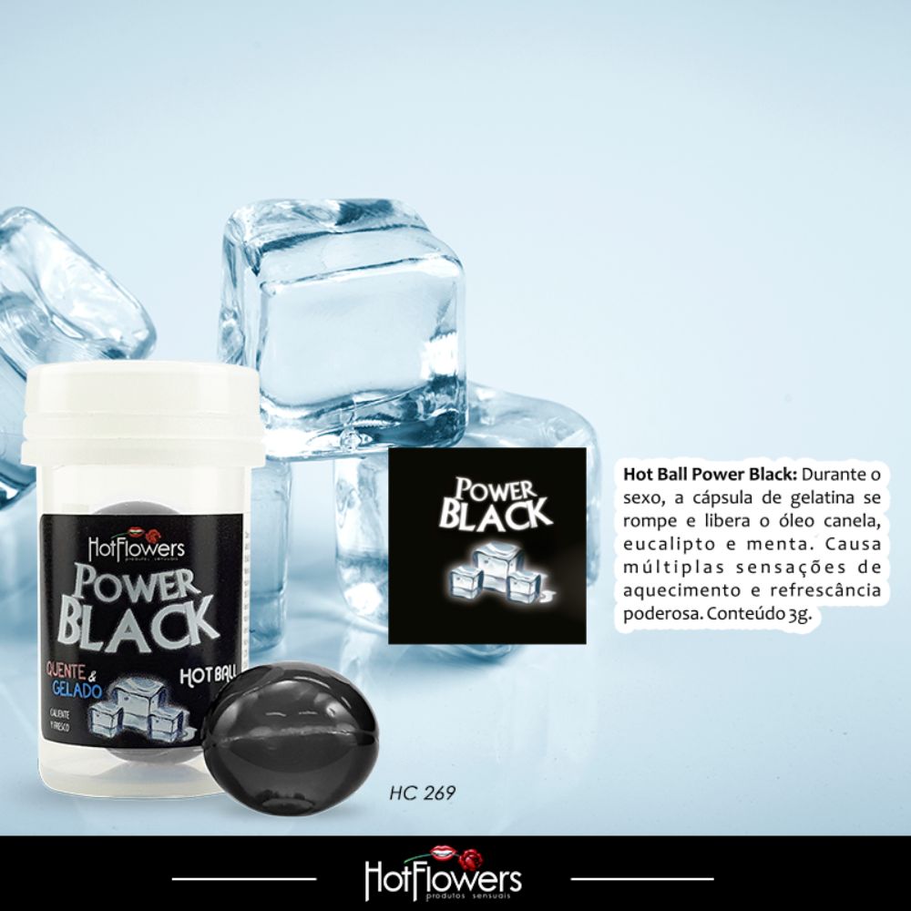 Hot Ball Power Black – Explosão de Sensações e Prazer Intenso