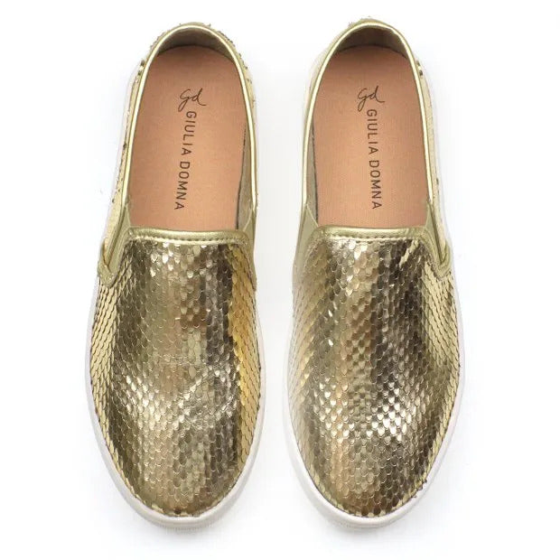 Tênis Cobra Lux Dourado Giulia Domna