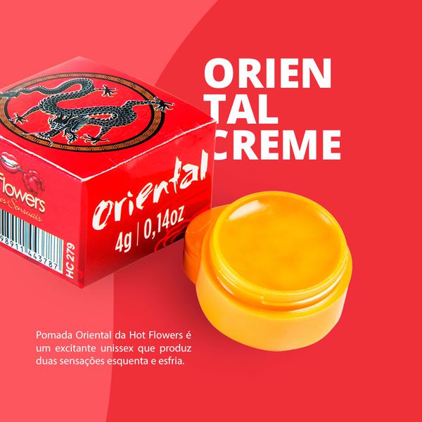 Creme Aumenta o Prazer Oriental HotFlowers