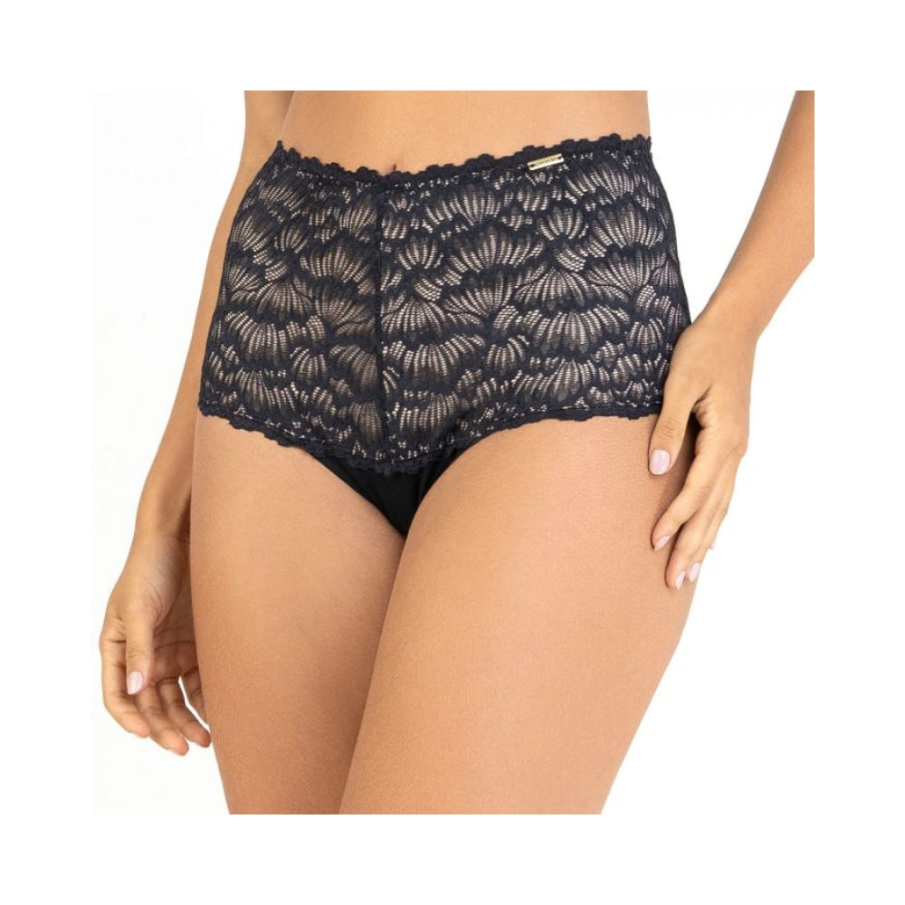 Calcinha em Renda Cós Alto