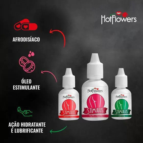 Lubrificante Tutti-Frutti Stimulus HotFlowers