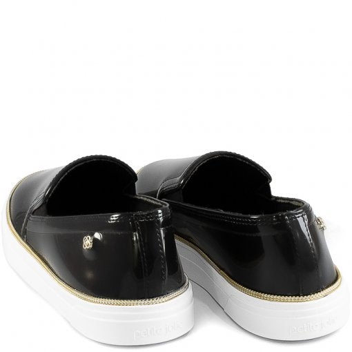 Tênis J-Lasctic Preto/Branco Petite Jolie