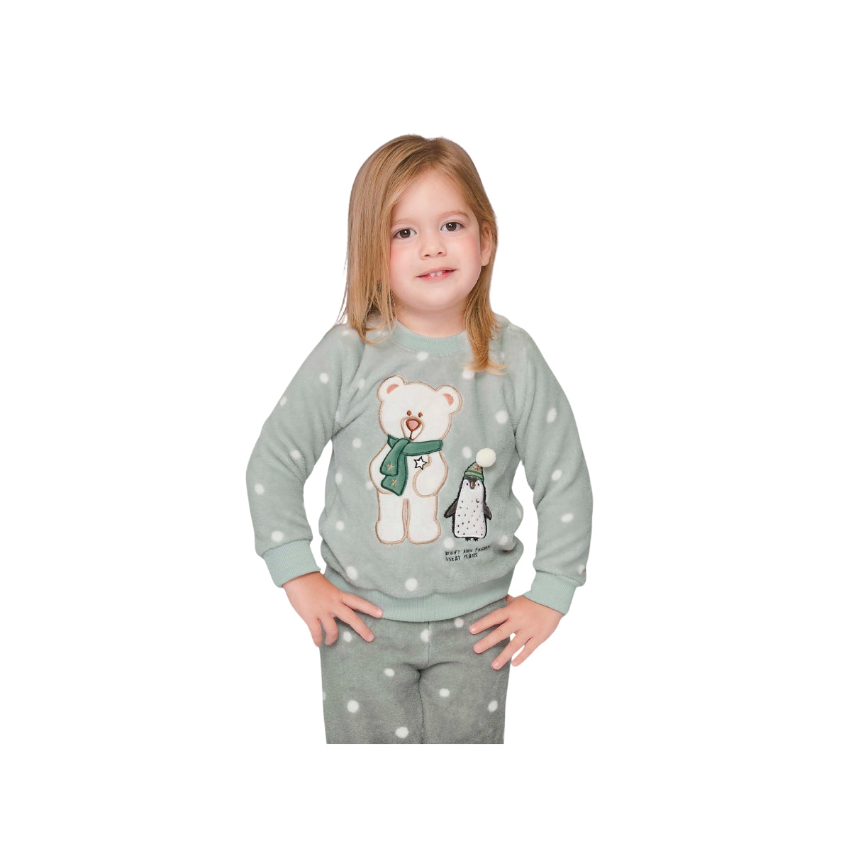 Pijama em Fleece Baby Super Macio Lua Luá