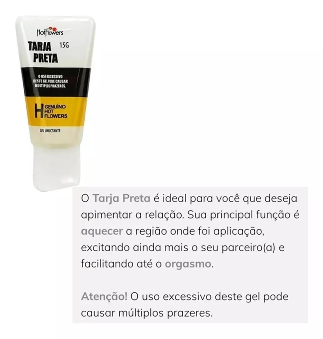 Gel Hidratante Corporal Tarja Preta Hotflowers