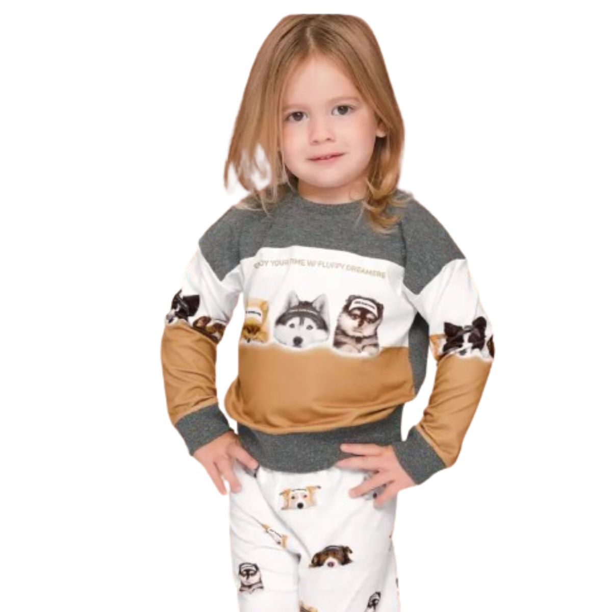 Pijama Baby Girl Free Dogs Lua Luá