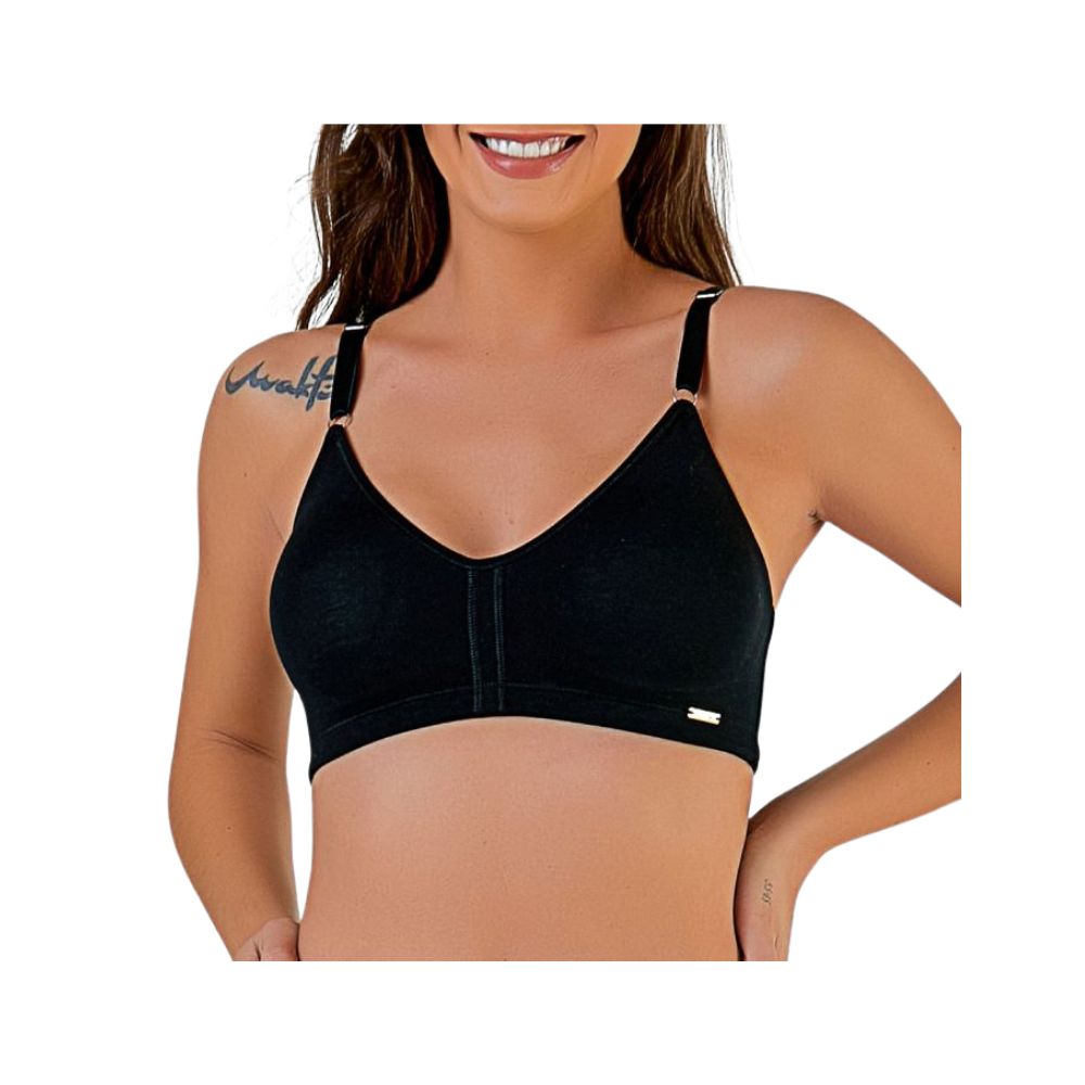 Sutiã Redux: Conforto Extremo para Seios Fartos Sem Bojo e Sem Aro com  Alças Reforçadas