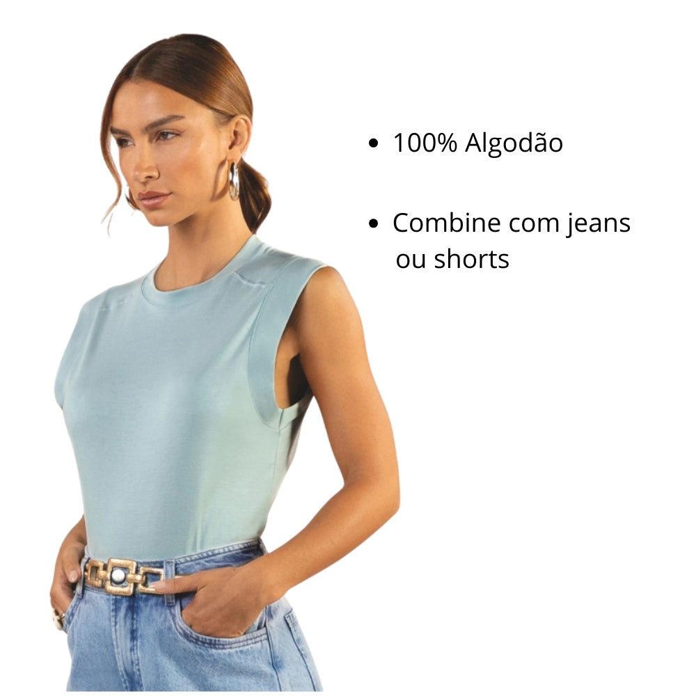 Regata Básica Feminina 100% Algodão - Conforto e Versatilidade