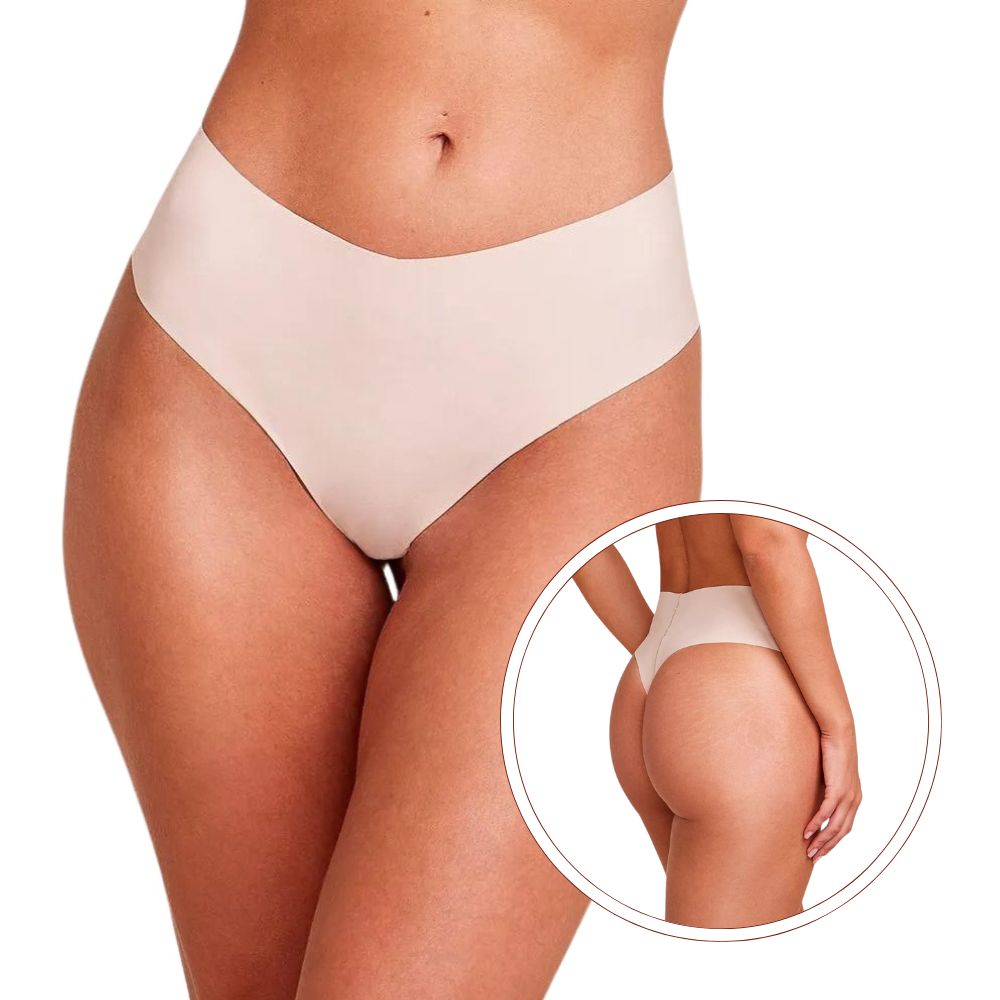 Calcinha Fio Dental Laterais Largas Em Microfibra