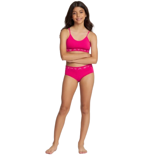 Calcinha Infantil Sem Costura Ideal para Saias e Vestidos