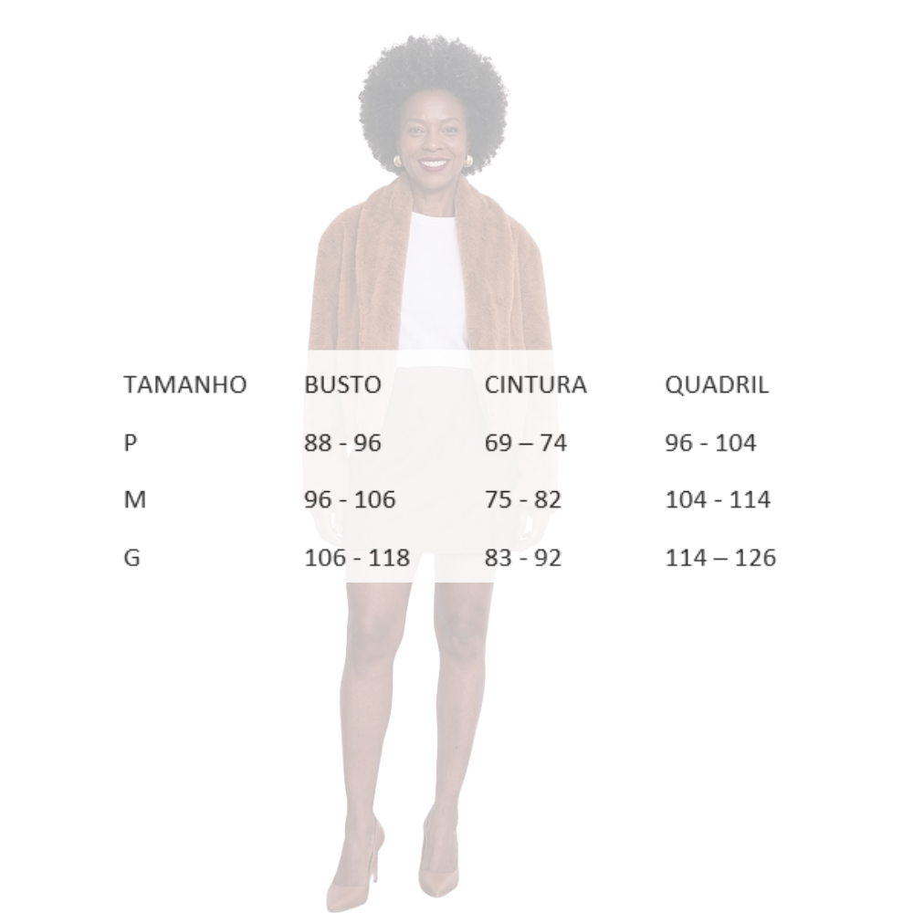 Jaqueta Glamour e Sofisticação de Pelo Abraça o Corpo