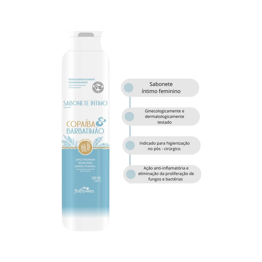 Sabonete Íntimo Feminino com Ação Anti-inflamatória Higiene, Proteção e Conforto Diário