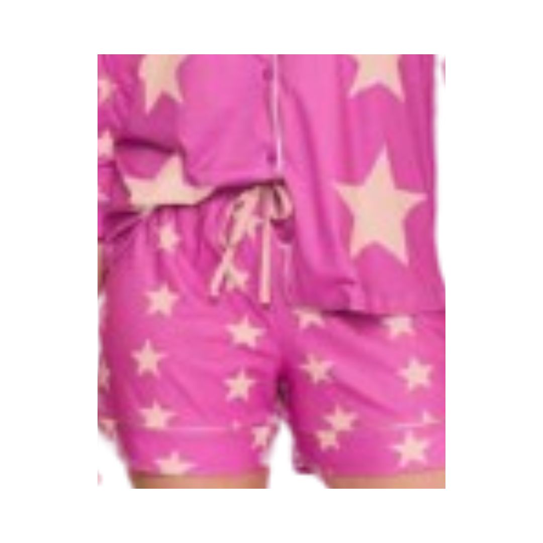 Pijama Aberto Short Pink Sky Lua Luá
