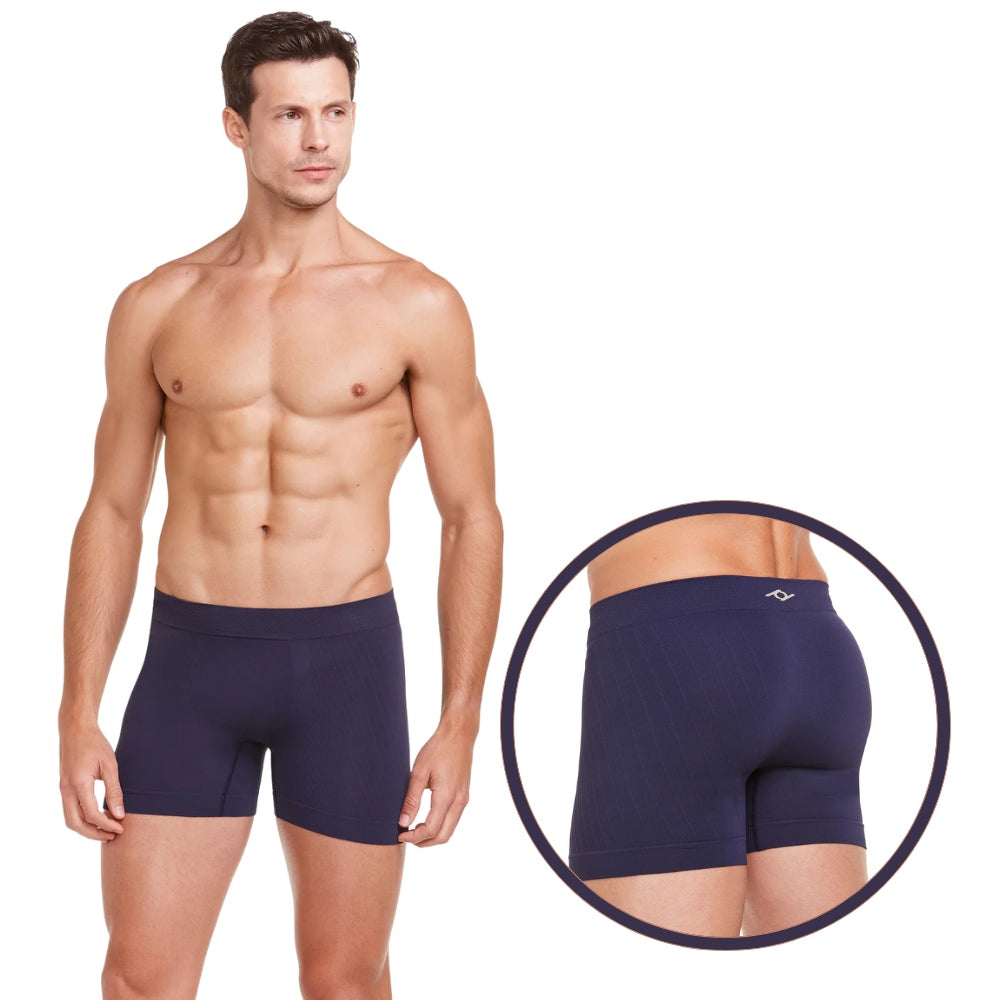 Cueca Boxer Microfibra Sem Costura Ajuste Perfeito não Forma Bolinhas
