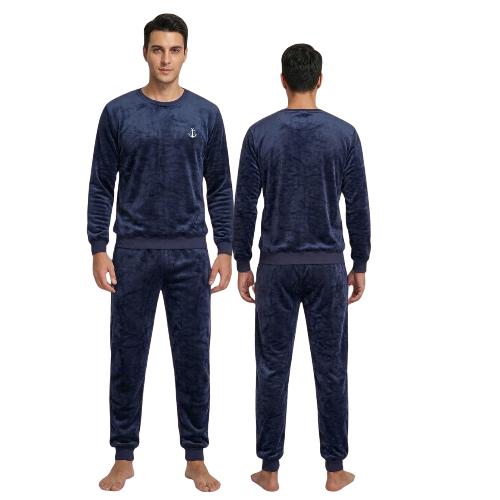 Pijama Masculino em Fleece Conforto para os Dias Frios
