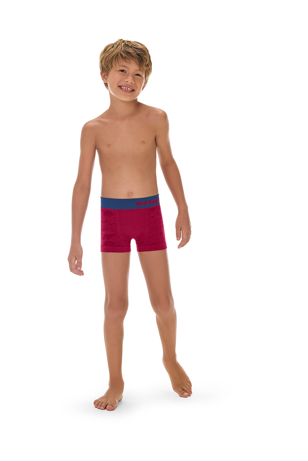 Cueca Boxer Infantil sem Costura Zee Rucci