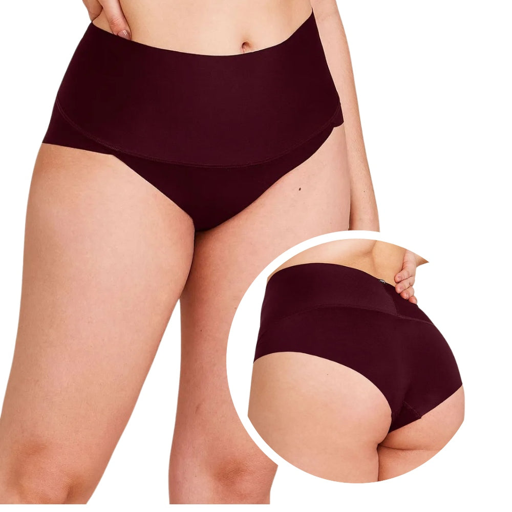 Calcinha Cintura Alta Invisível Em Microfibra