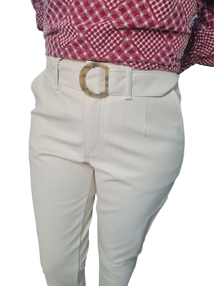 Calça Courino Ilícito Casual Feminina