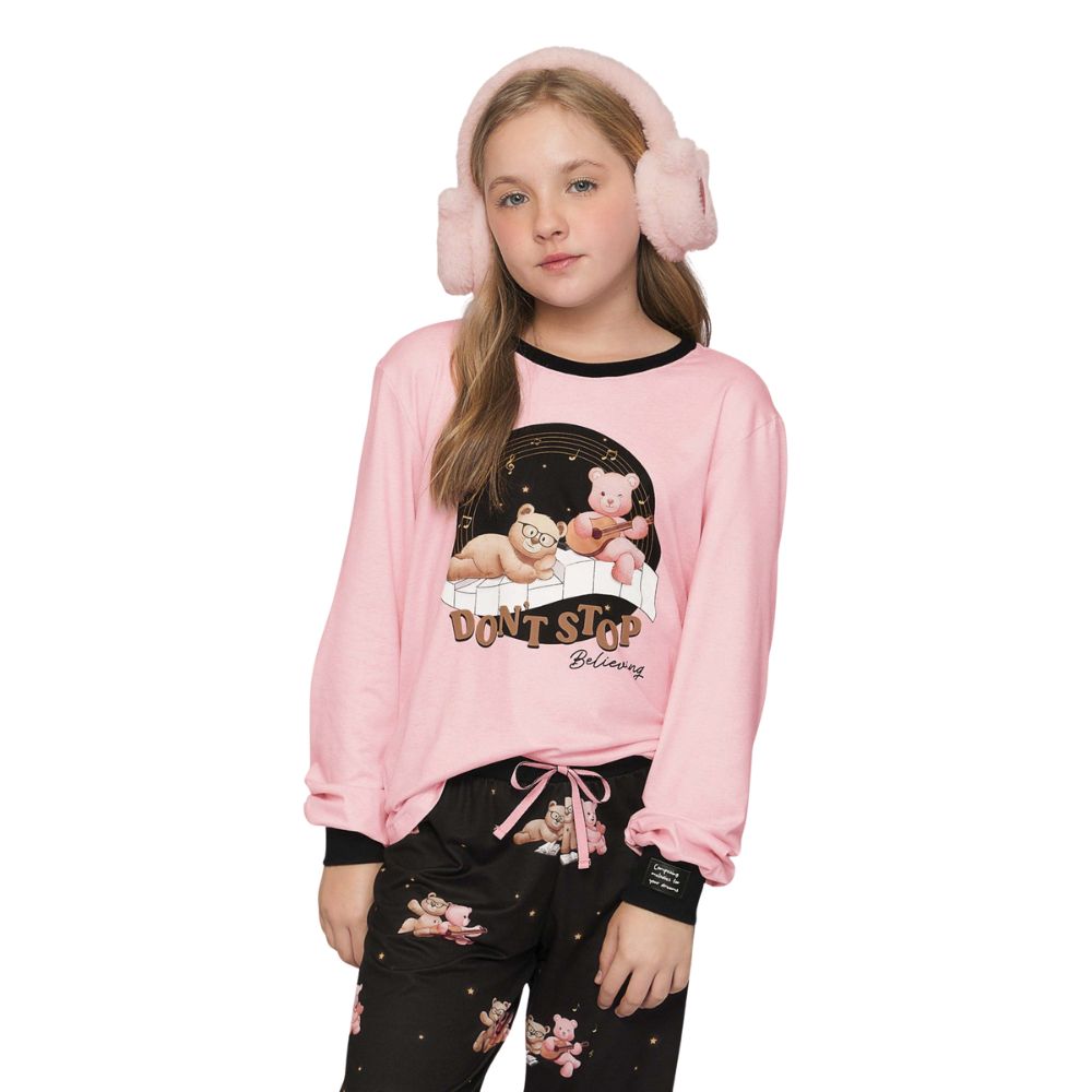 Pijama Jogger Infantil Feminino em Sublime Touch