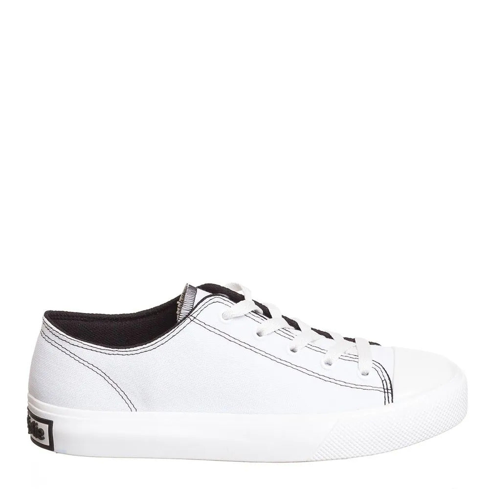 Tênis Casual Feminino Branco em PVC