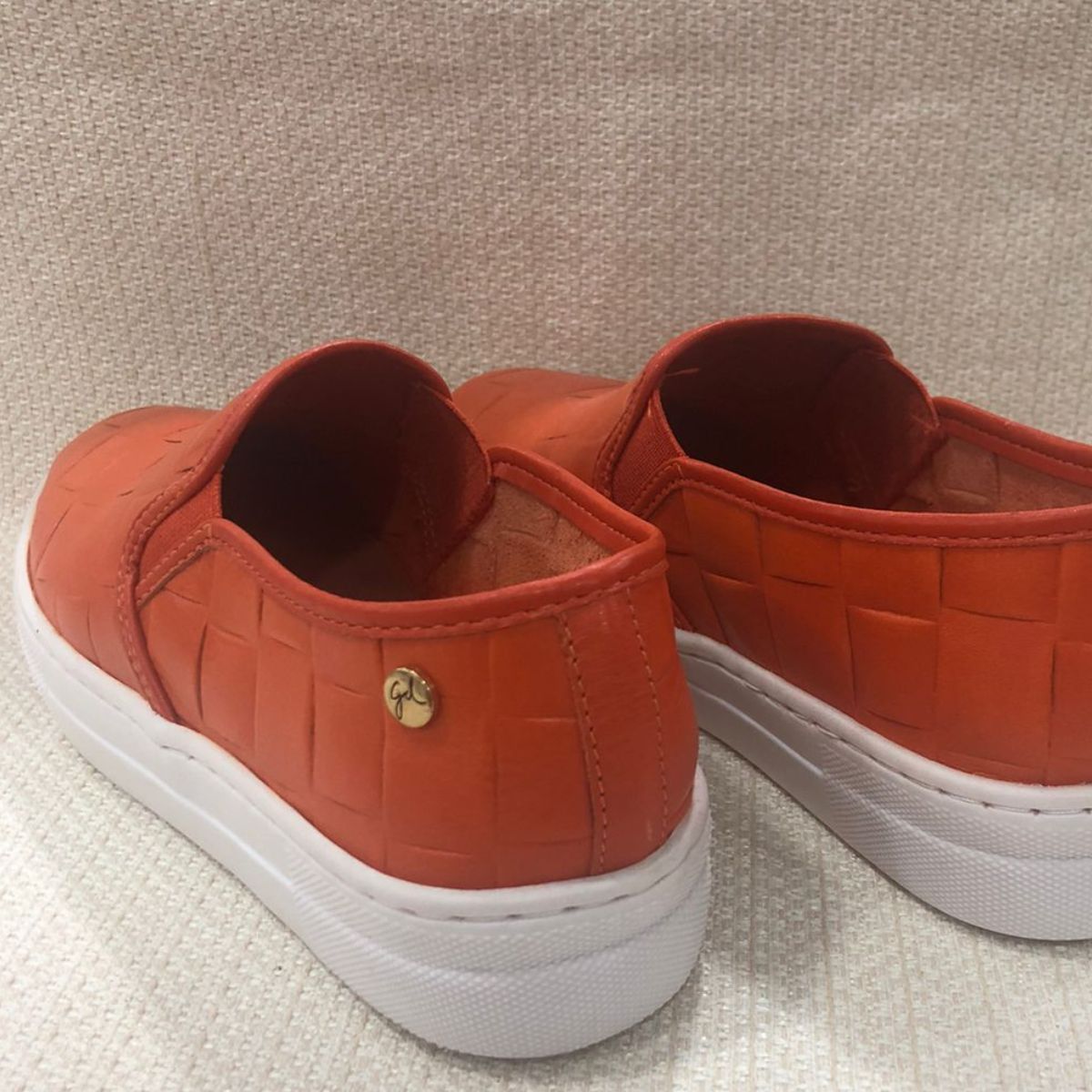 Alpargata Atanado Laranja Nectarina Giulia Domna