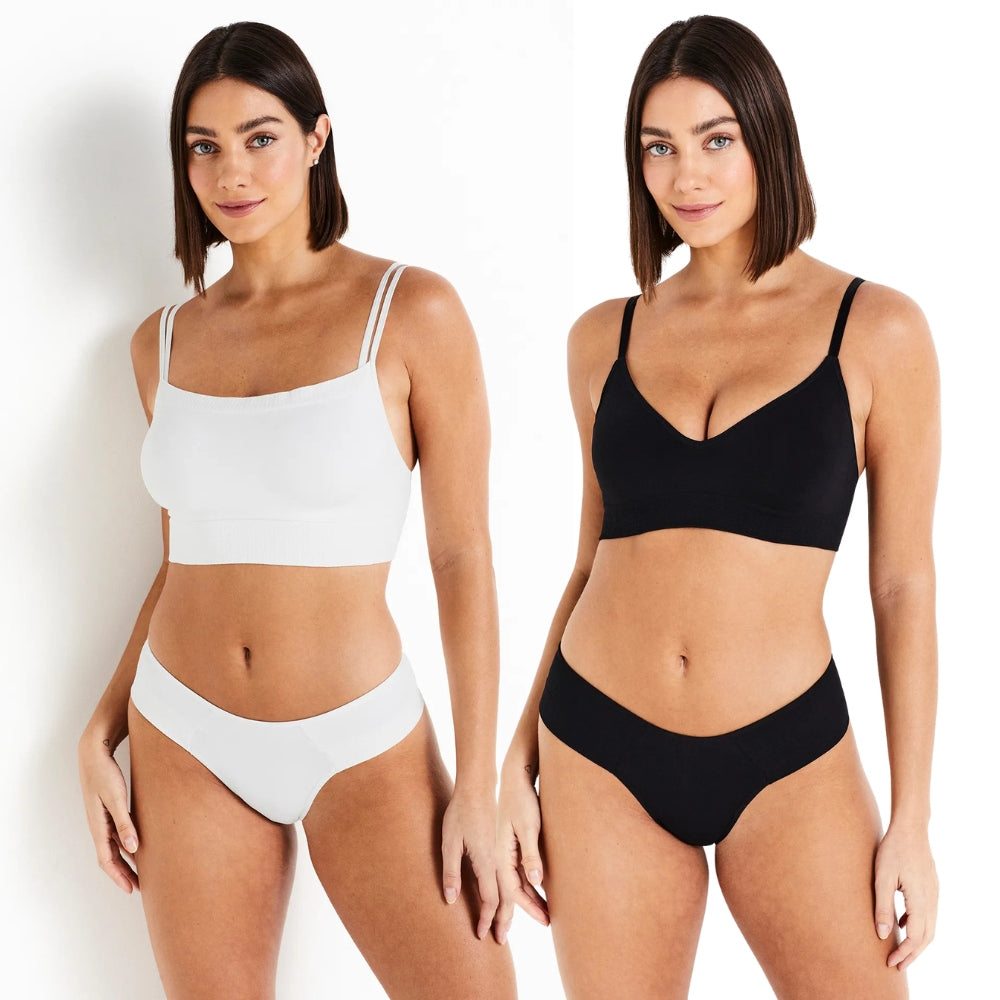 Calcinha Biquini Tecido 3D Cintura Reta